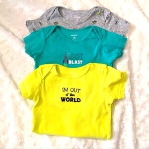Carter's Baby Space & Alien Short-Sleeve Bodysuit Pack